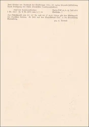 1ère exposition de publicité Spremberg Niederlausitz 1937