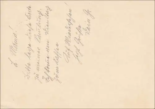 Ganzsache Haus des dt. Rechts, München 1935 nach Stuttgart