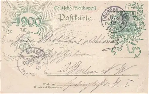 Toute l'affaire Dresde-Bazar après Berlin 1900 avec la vue Desden pour les enfants souffrants