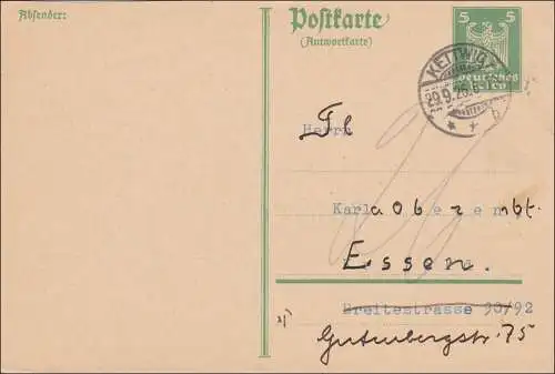 A propos: P163 IA de Kettwig à Essen 1926 - Réponse