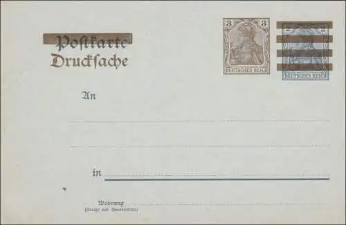 Tout ce qui est en jeu: Germania Objet d'impression avec publicité Timbres