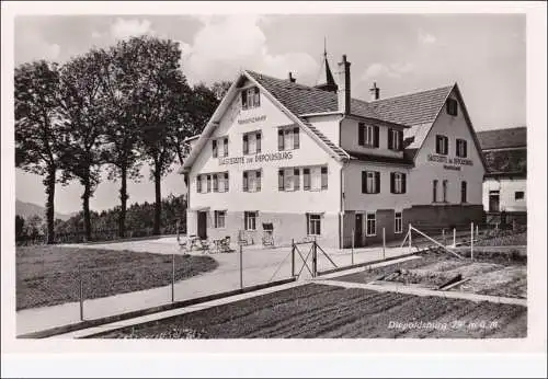 Carte de Weilheim Teck sur Kirchheim Gastät Diepoldsburg