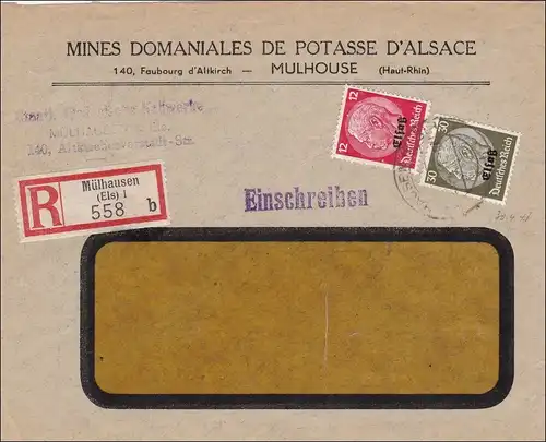 Alsace: Inscrivez-vous Mühlhausen vers Wiesbaden 1941