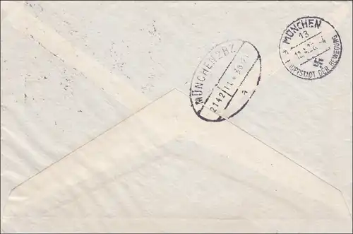 Österreich: Klagenfurt: Propaganda Anschluss 10. April 1938 R-Brief nach München