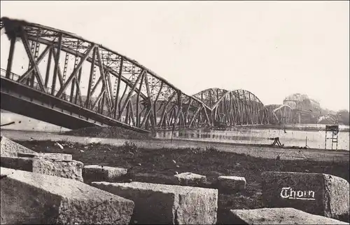 Thorn, carte de vue 1942 , pont détruit