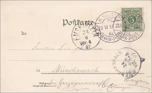 Ansichtskarte AK: Gruss aus Blaubeuren 1897