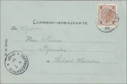 Carte AK: Gruss de Nestersitz /Oberwiesental 1898