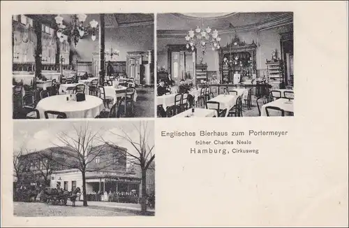 Ansichtskarte AK: Hamburg, Englisches Bierhaus 1910