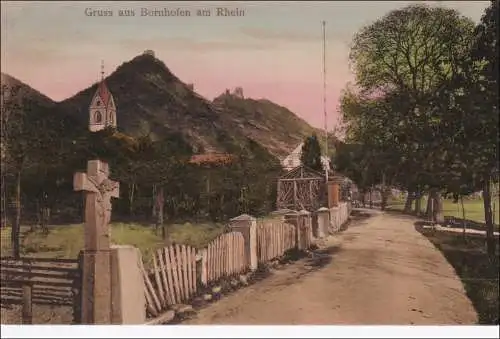 Ansichtskarte AK: Gruss aus Bornhofen am Rhein