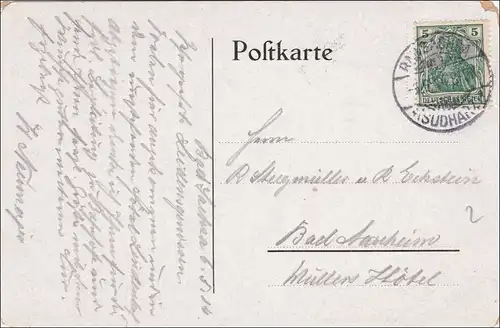 Ansichtskarte AK: Bad Sachsa, Südharz, 1914