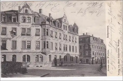 Carte AK: Gruss de Weiden, 1905