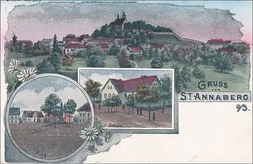 Ansichtskarte AK: Gruss von St. Annaberg