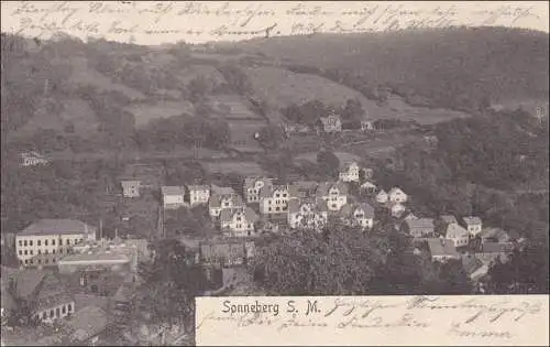 Ansichtskarte AK: Sonneberg S.M. 1905