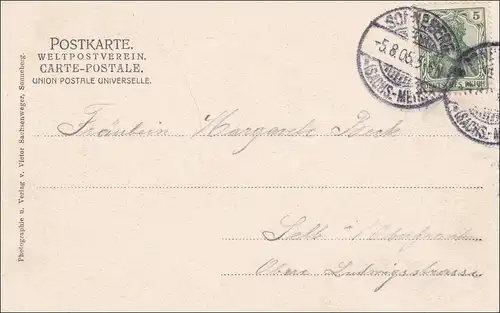 Ansichtskarte AK: Sonneberg S.M. 1905