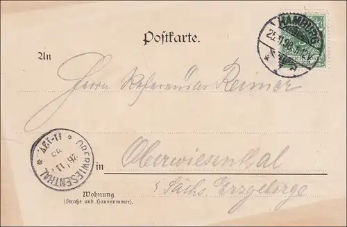 Ansichtskarte AK: Hamburg 1898