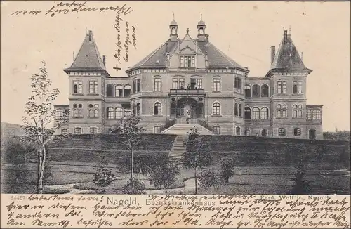 Ansichtskarte AK: Nagold 1906