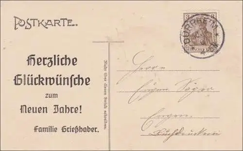 Carte AK: Bad Dürrheim, Hotel Krone, 1907