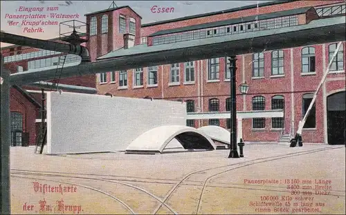 Carte AK: Essen, société Krupp, 1920