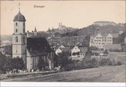 Ansichtskarte AK: Ellwangen 1918