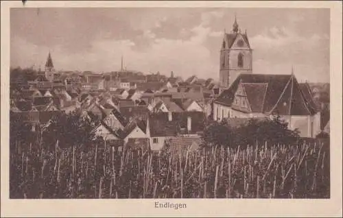 Carte AK: Endingen, Zugschamp Frankfurt - Bâle 1920