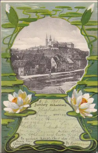 Carte AK: Bamberg 1901