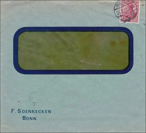 Perfin: Sennecken Bonn F.S. 1913