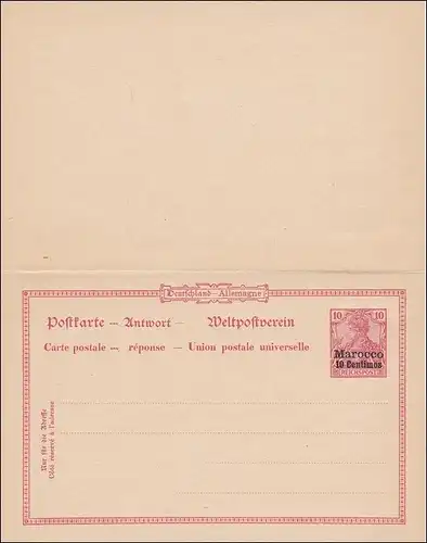 Maroc: Toute l'affaire avec la réponse de Tanger à Ulm 1901