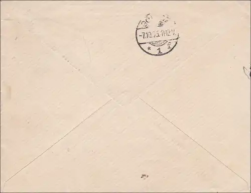 Turquie: Lettre de Constantinople à Görlitz en 1895