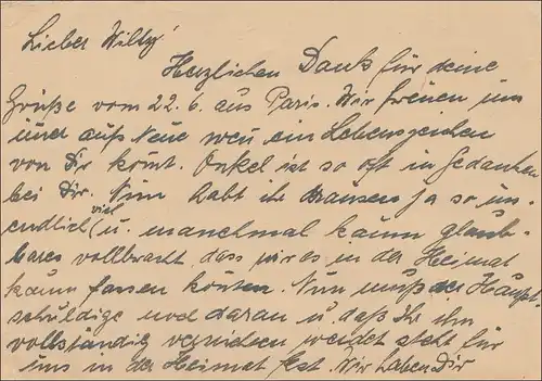 Poste de champ II. Guerre mondiale: 1940 Carte de champs de poste au FPn° 10 419A