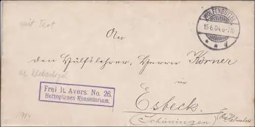 Consistoire du Duché de Wolfenbüttel après Esbeck/Schöningen 1904