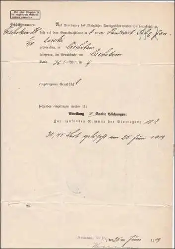 Cour royale de l'arrondissement de Preussisches Landesgericht Neustadt/Weinstrasse vers Berlin