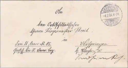 Dermbach/Feldabahn 1904 à Maire Schlag