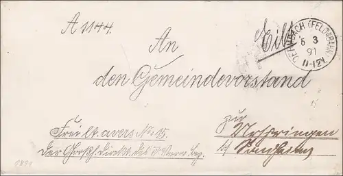 Dermbach/Feldabahn 1891 vers Sondheim