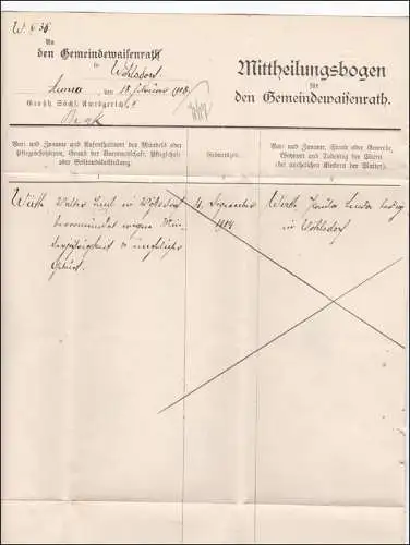 Auma, Grossherzogliches Amtsgericht 1908 nach Wöhlsdorf