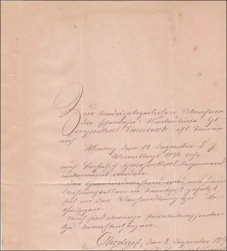 Office régional de l'Oudruf 1892 au conseil municipal