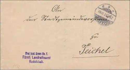 Landgericht Rudolstadt 1910 nach Teichel