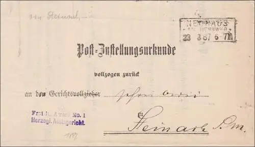 Post Post Cadeaux Neuhaus 1887 après Steinach