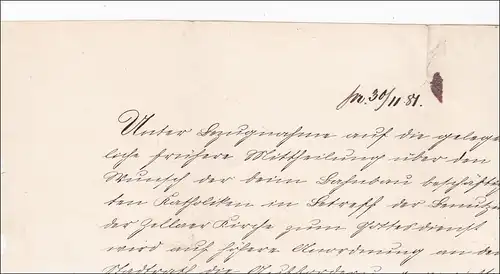 Ohrdruf 1881 nach Zella