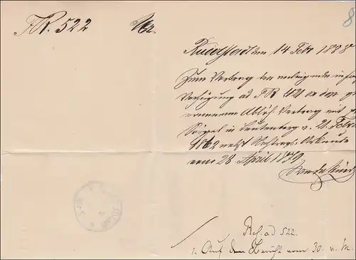 Cour de district 1888 Liebenberg après Rudolstadt