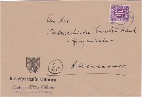 BiZone: Brief aus Gifhorn nach Hannover