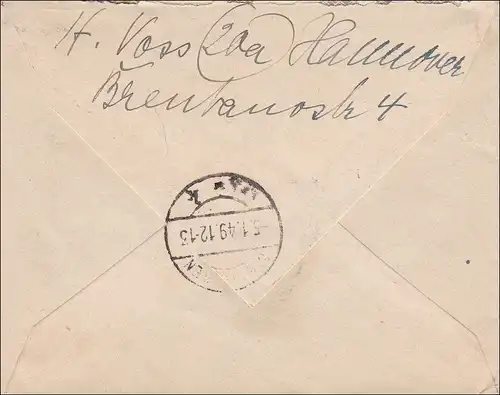 BiZone: Lettre recommandé de Hanovre après Meiningen 1949