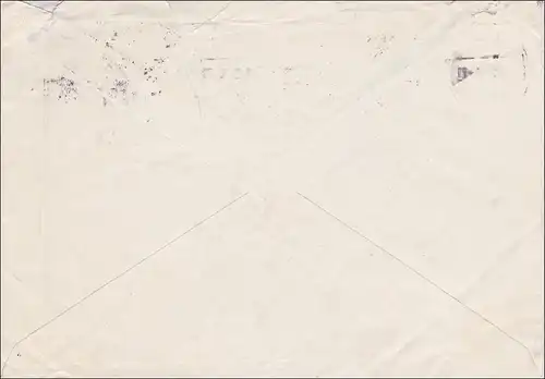 Lettre de Munich avec transfert en Suisse - Après la taxe 1954