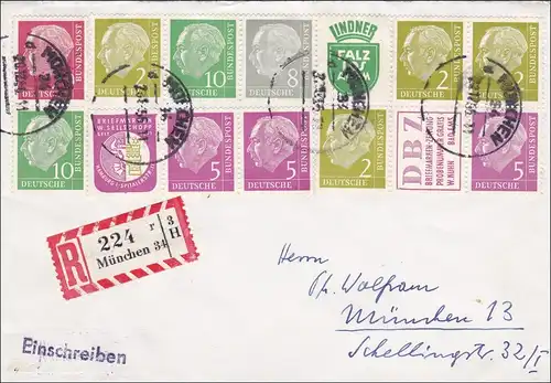 Einschreiben von München 1956