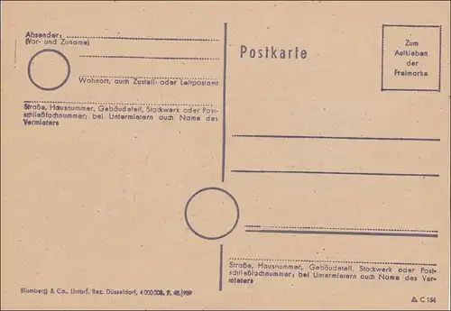 1ère réunion du Bundestag à Bonn 1949 - Tampon spécial - FDC