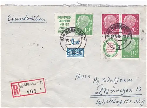 Lettre recommandé de Munich 1955, Heuss