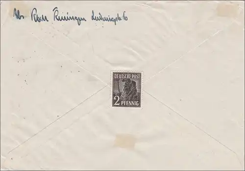 1951 Lettre de Bad Kissingen.