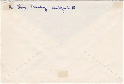 Brief aus Bamberg 1952 nach München