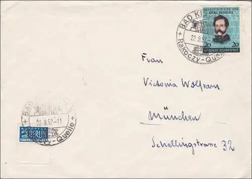 Brief aus Bad Kissingen 1952