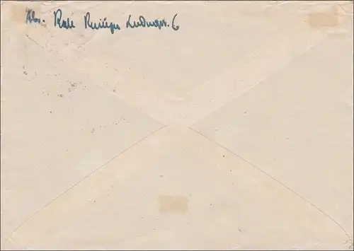 Lettre de Bad Kissingen 1951.