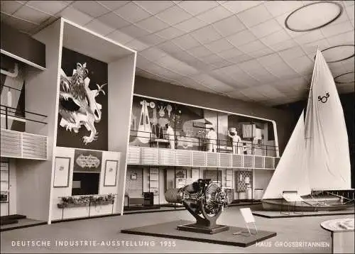 Ansichtskarte - Deutsche Industrie Ausstellung 1955 - Berlin